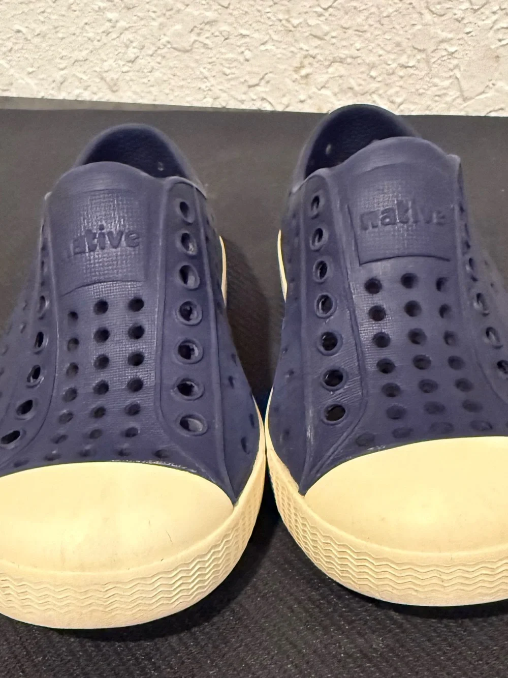 Native Blue & White Slip On Shoes